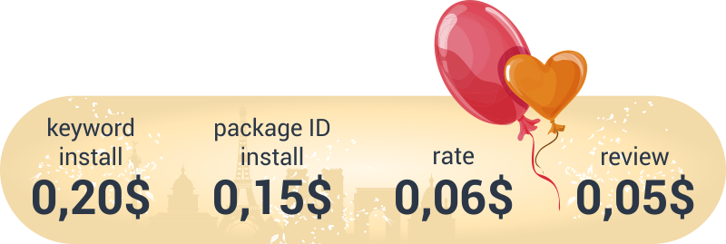 keyword installs prices for france