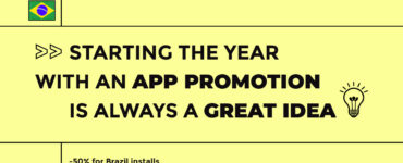 app promotion with -50% discount